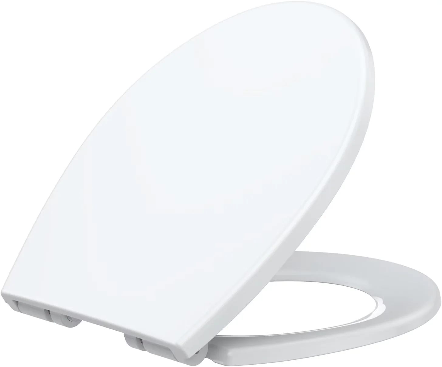 Professional Toilet Seats And Lid with Easy Installation, White Seat - Acrylonitrile Butadiene Styrene Plastic White Model 7AAD69