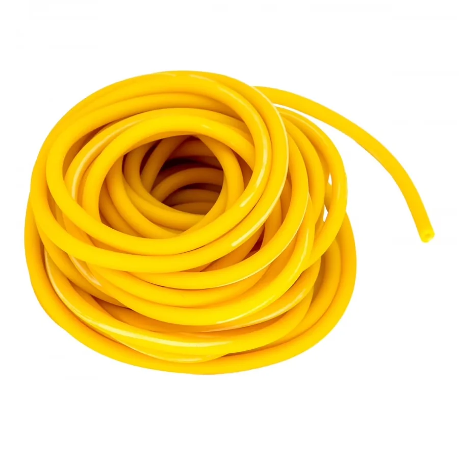 Compact Home Gym Accessory with Yellow color, Cando exercise tube - Rubber Yellow Model 5E620B