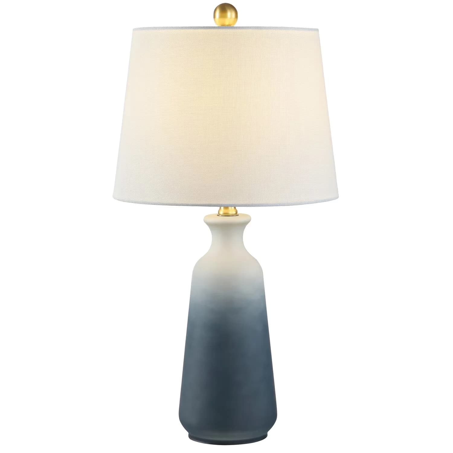 Reliable Table Lamp with LED, Modern - White, Blue, Multicolor Glass/Iron Model 1C454D