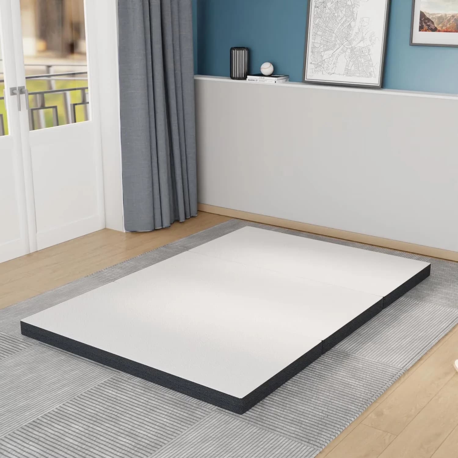 Professional Mattresses Accessory with Folding, Mattress-In-A-Box - Memory Foam White Model 58E9EE