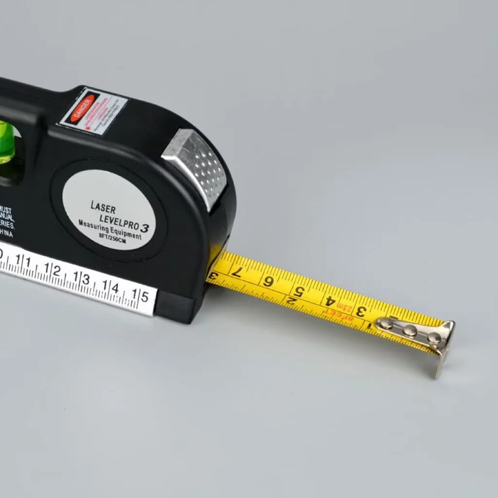 Innovative Measuring Layout with Durable, Laser Level Tool, Self-Leveling Cross Line Wall Mount - Acrylonitrile Butadiene Styrene Model 47679E