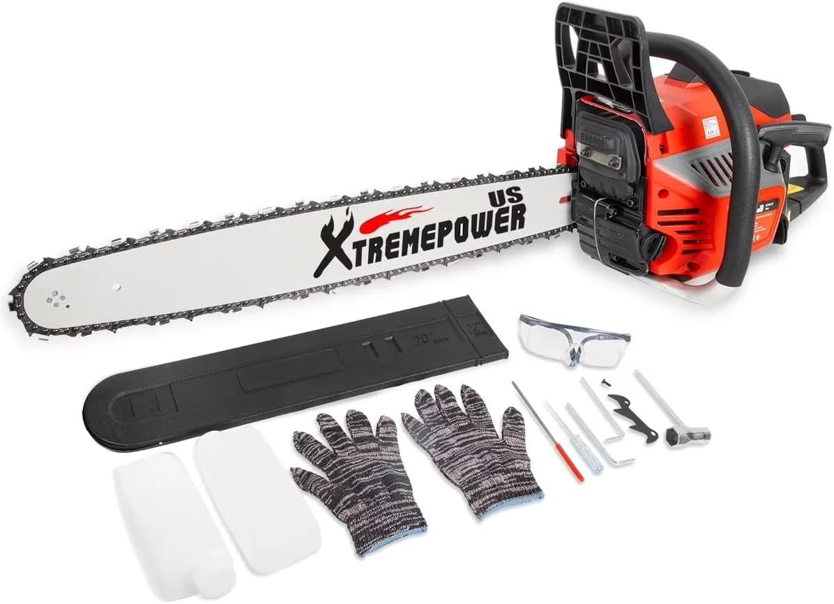 Sleek Chainsaw with Anti-Vibration - Orange Engine - Residential Grade Model D3C629