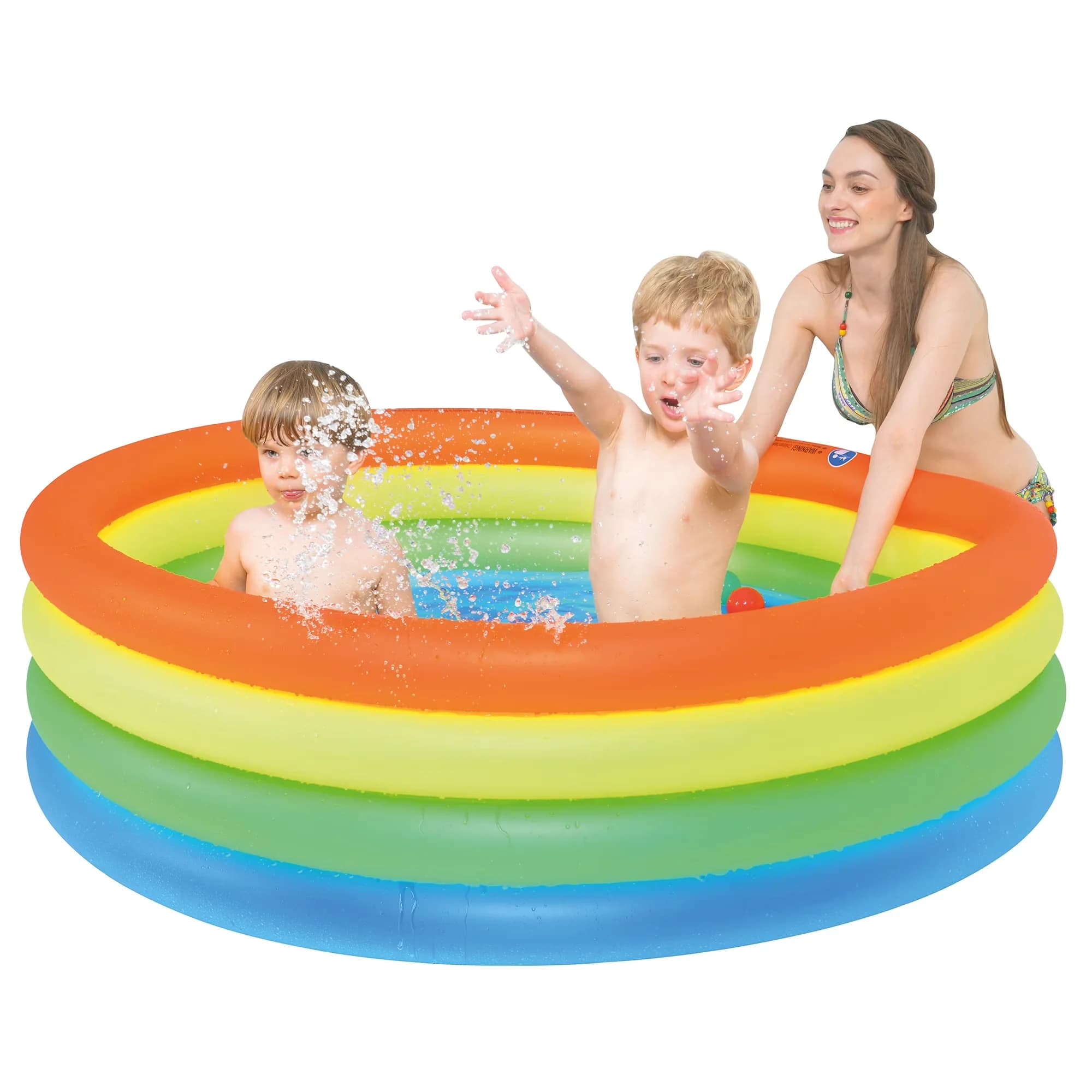 Inflatable Pool Durable with Recommended for the ages 2 to 6 years - Blue Model 76FF81