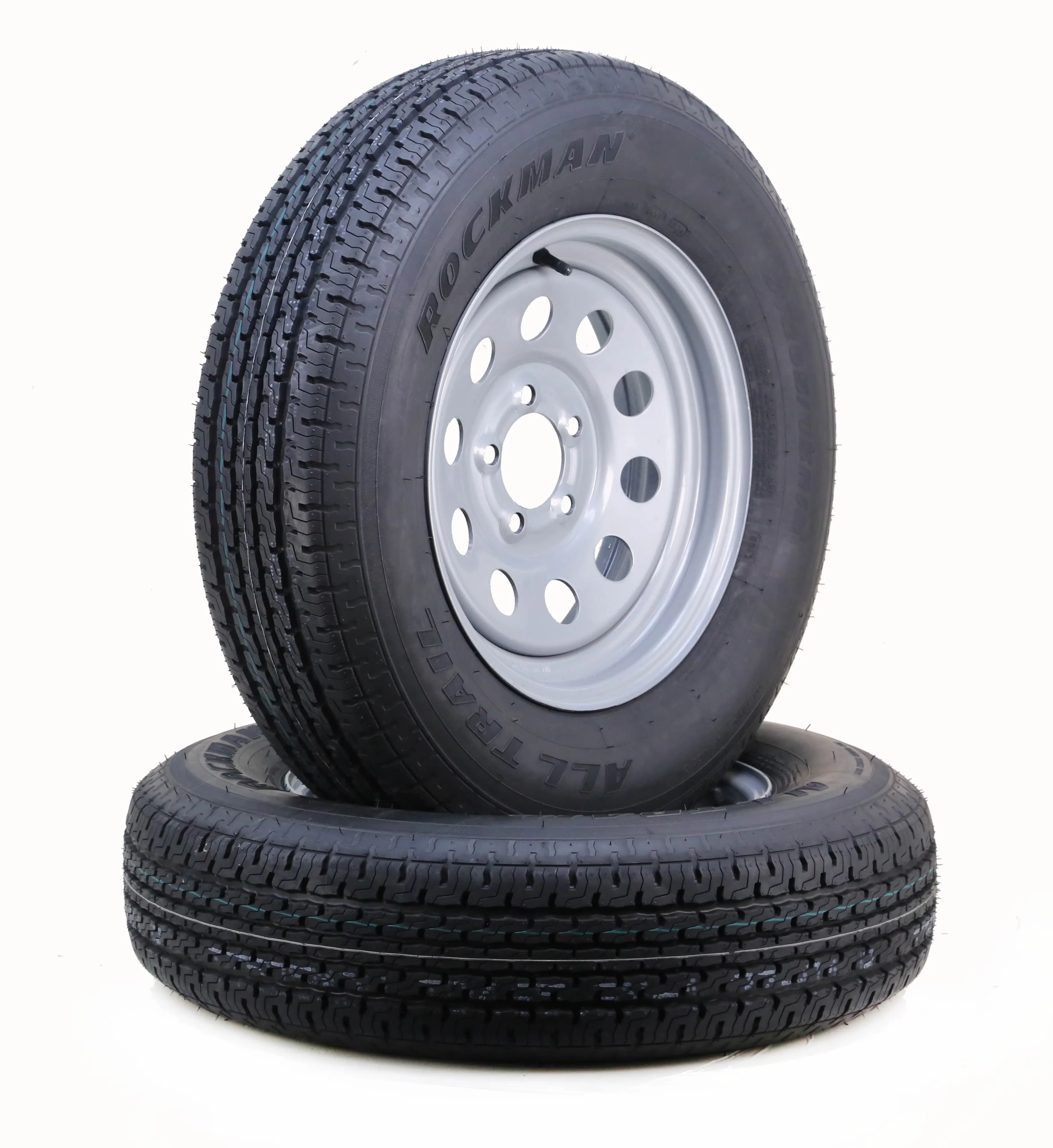 Trailer Tire Sleek with Durable Construction, SET 2 - ST205 - Ergonomic Design Model 9781A0