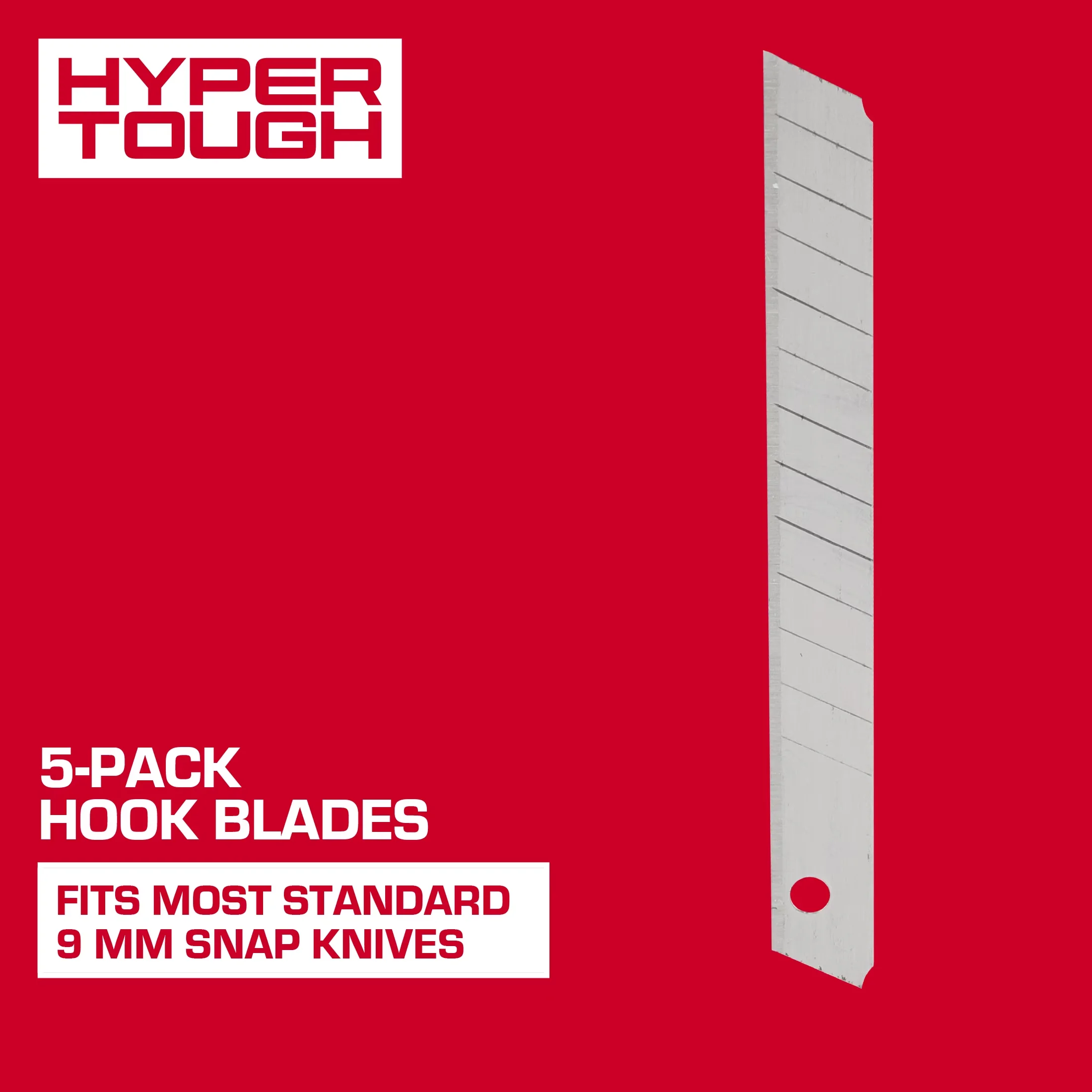Compact Hand Tool with 5 Pack, Includes 5 snap-off blades, 9 mm Snap-Off Blades - Silver Model F0AF3A
