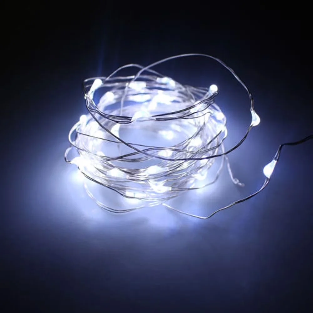 Premium Novelty Light with LED, Solar, 3.9 ft Solar LED Rope & String - White Model FBC9FD