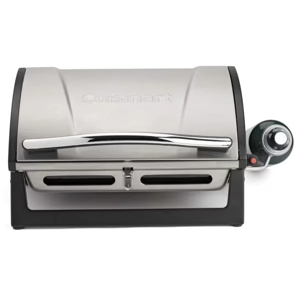 Gas Grill Classic with 8000 BTU, Portable, Grillster 8000 BTU Portable - Stainless Steel Silver Model 081CD0