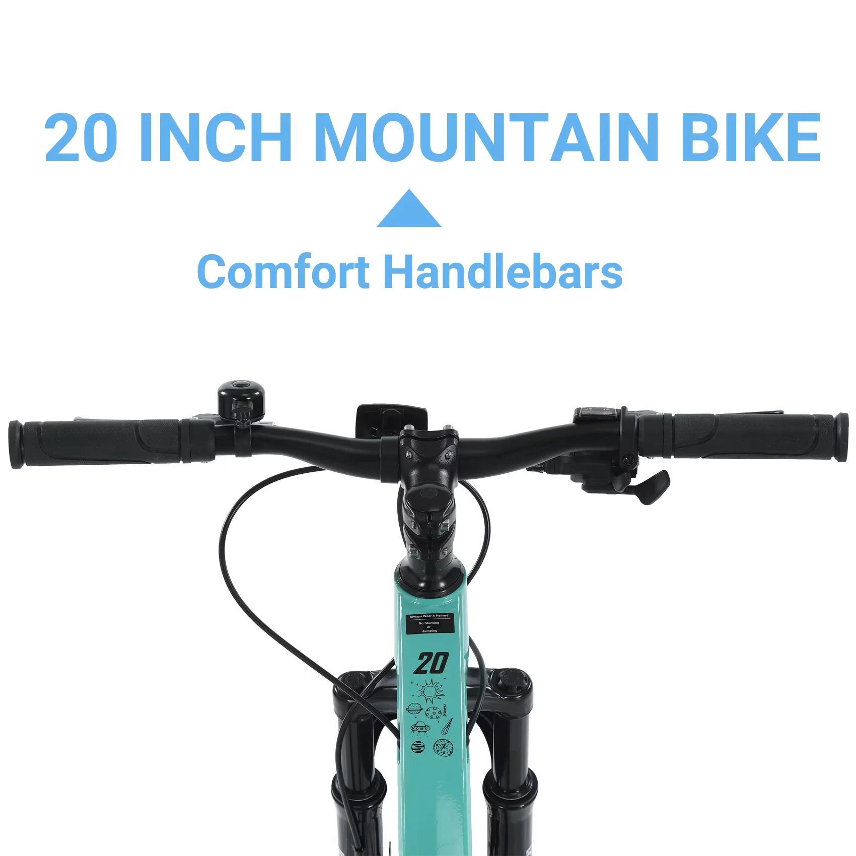 Premium Mountain Bike with Adjustable Seat Height, Disc Brake, 7-speed - Green Model 2690B6