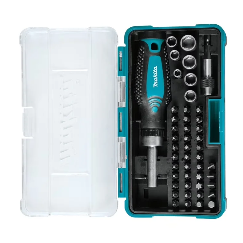 Durable Hand Tool Set with B-50289 47 Pc. Ratchet and Bit - Steel, Plastic, Chrome Or Nickel Plating One Size Model 081FE4