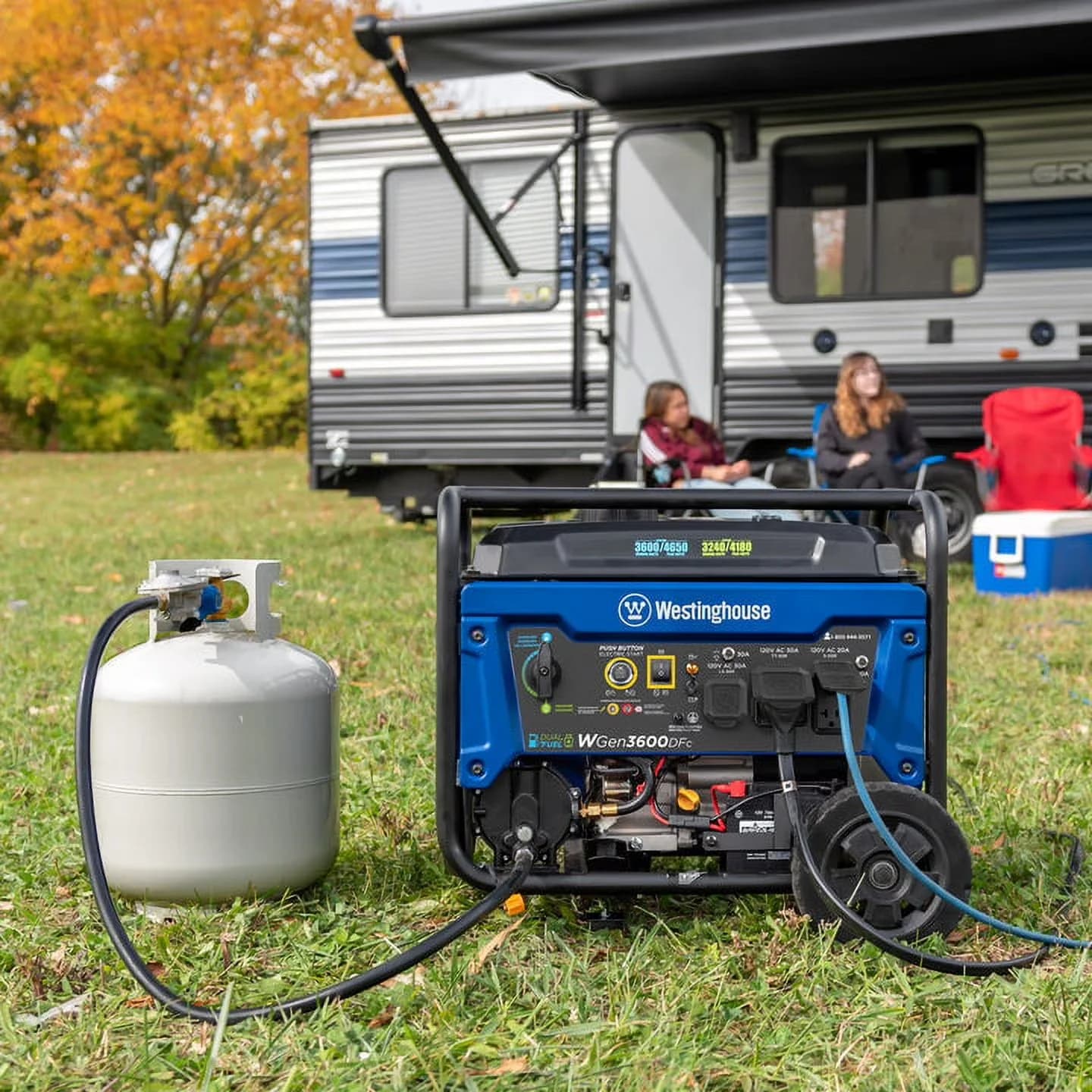Premium Generator with Co Shut-Off, Low Oil Shutdown, Automatic Voltage Regulation - Model EDDDC6