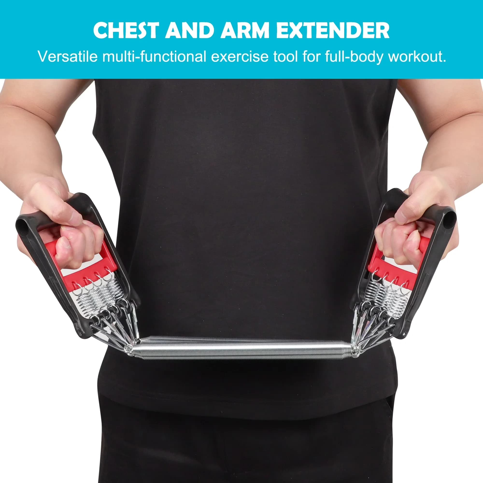 Classic Home Gym Accessory with Adjustable Straps - Metal,Plastic Silver Model 6A039F