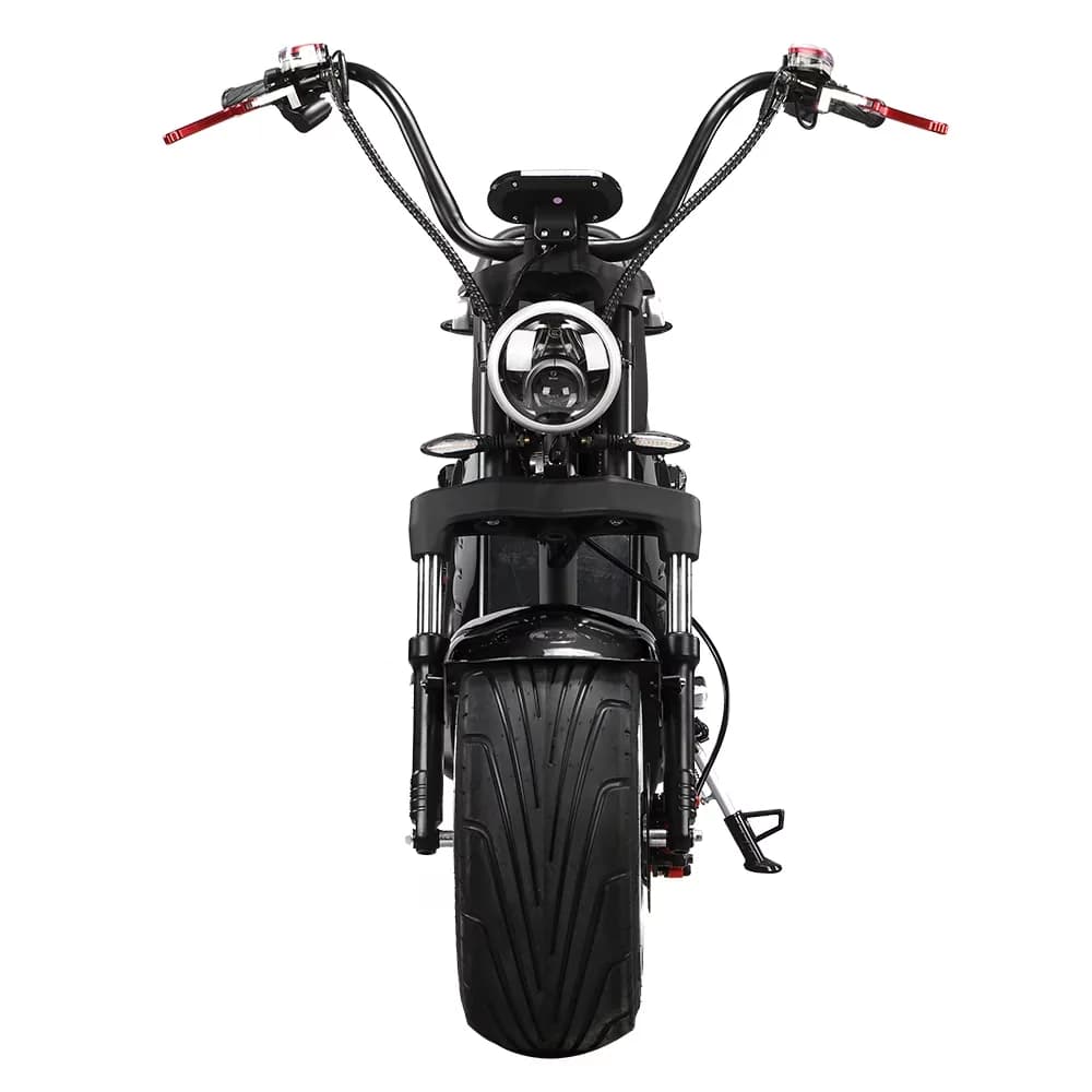 Compact Scooter with Headlights, Battery charging time 6-10 hours - Black Plastic, Iron Model 710444