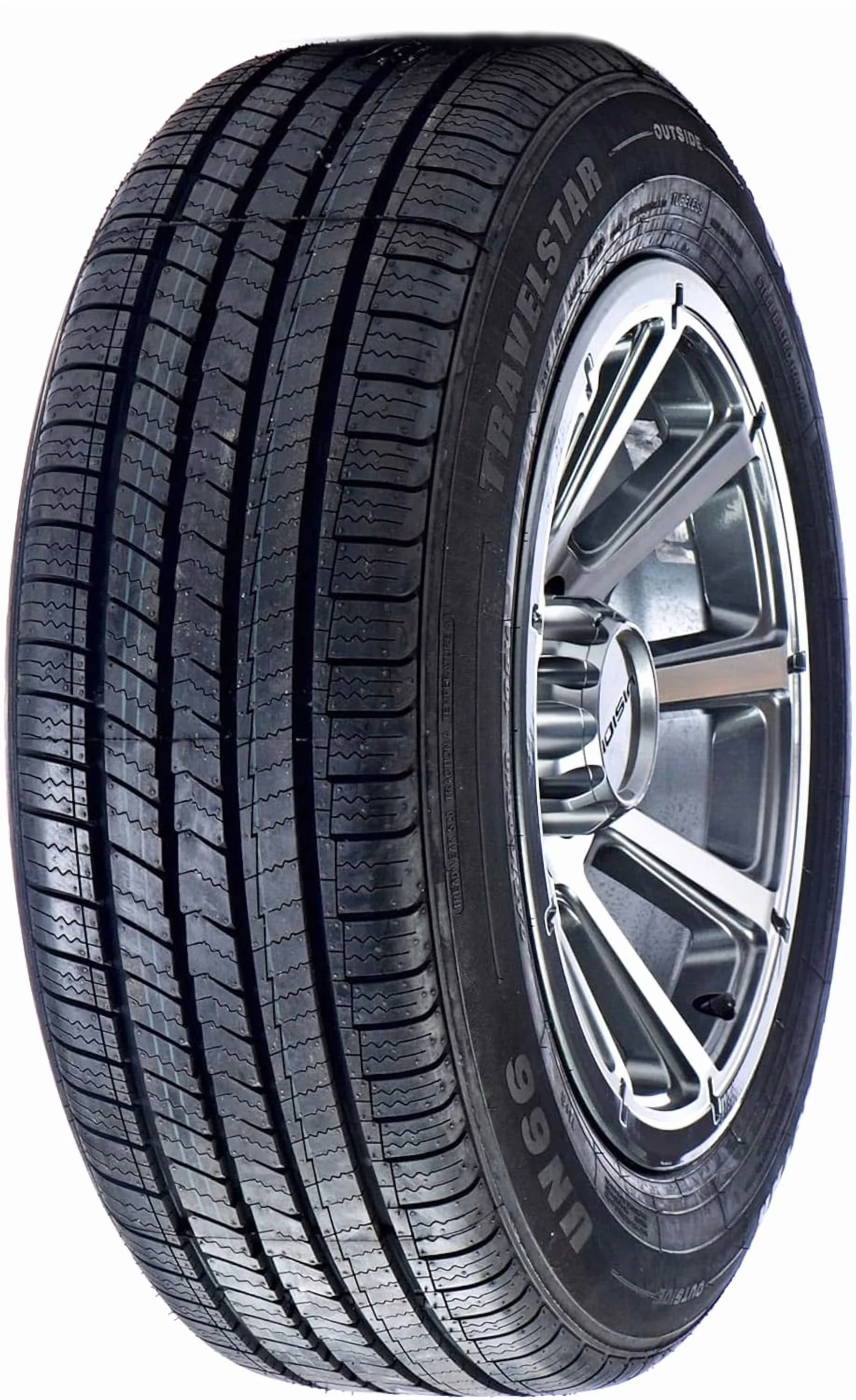 Premium Car Tire with Fits Multiple Makes And Models, Load Index:111(2403 lbs for single tire), Tire Size:255/65R18 - Model 8E08DB