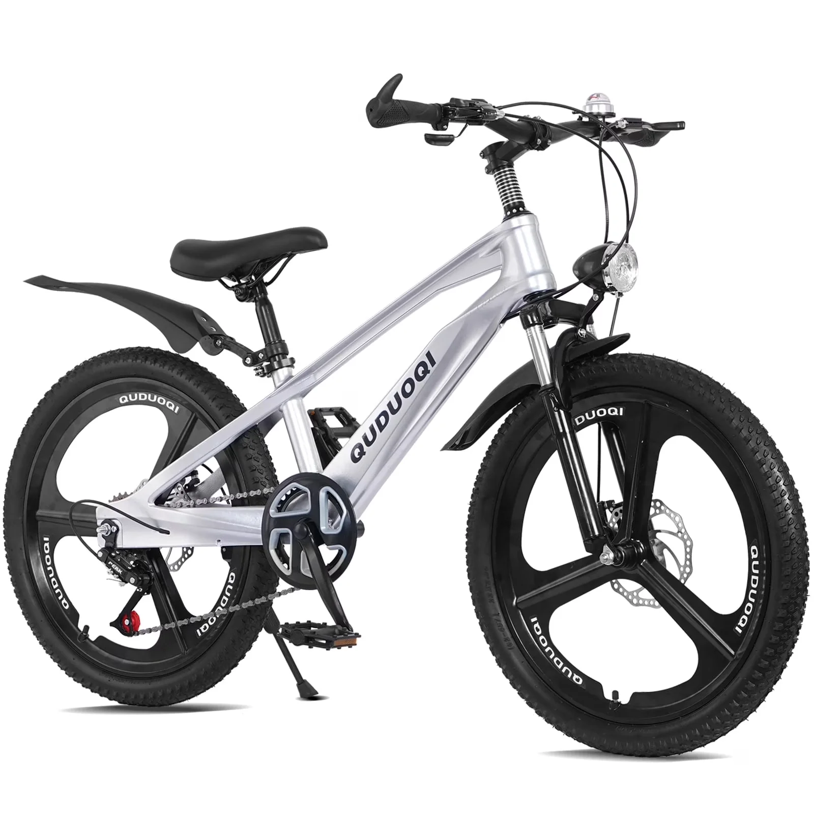 Innovative Road Bike with Adjustable Height, 20 inch bicycles: Kids mountain - Silver Model D2025F