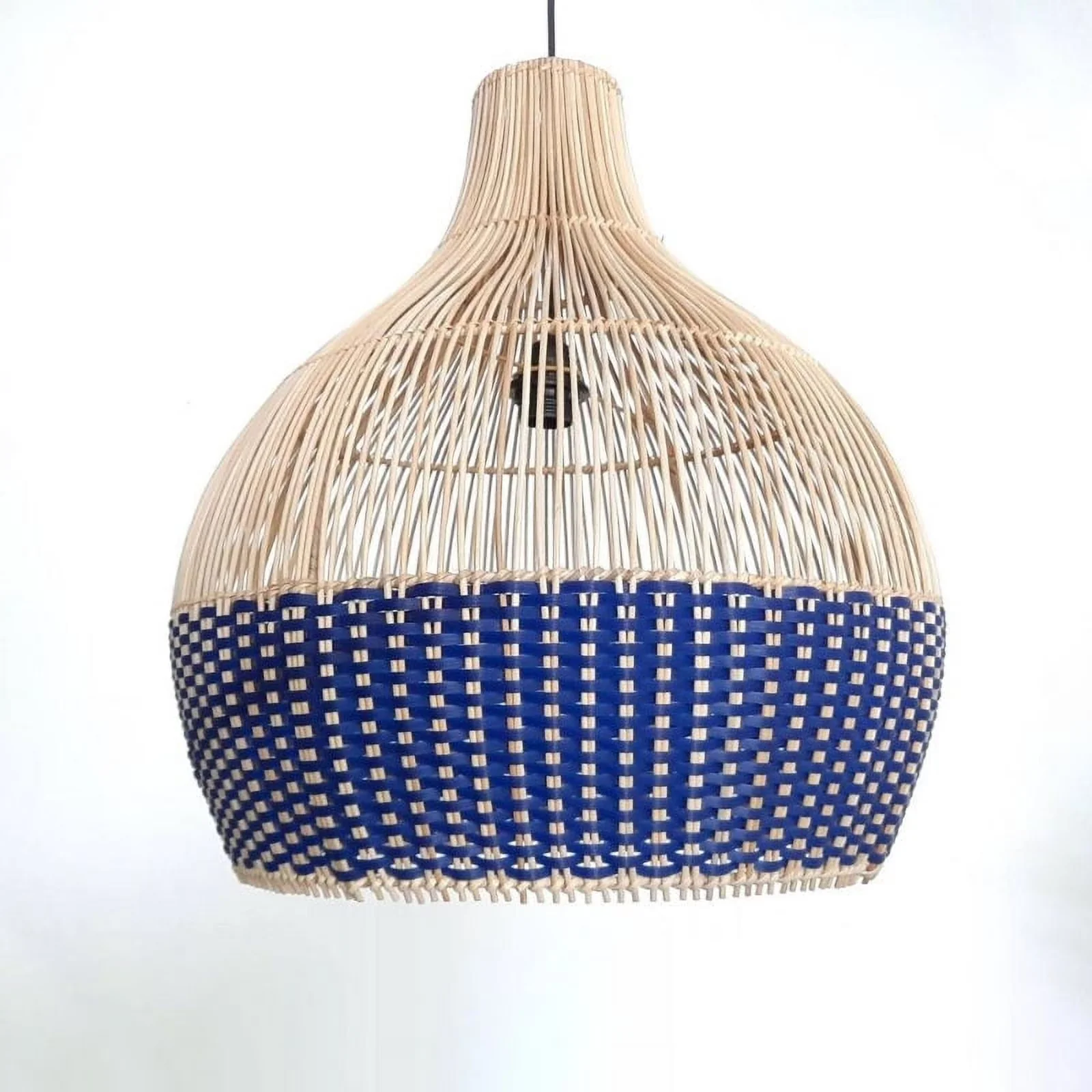 Durable Ceiling Lights Fixture with LED, Bohemian, Adjustable Height - Rattan Model 1B26F5