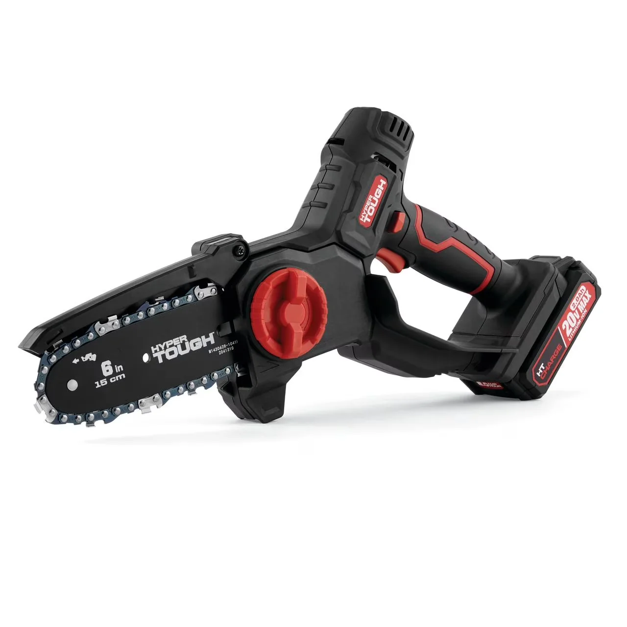 Chainsaw Versatile with Battery, Tool-Less Chain Tensioning, 20-Volt 6-inch Mini - Model EAA378