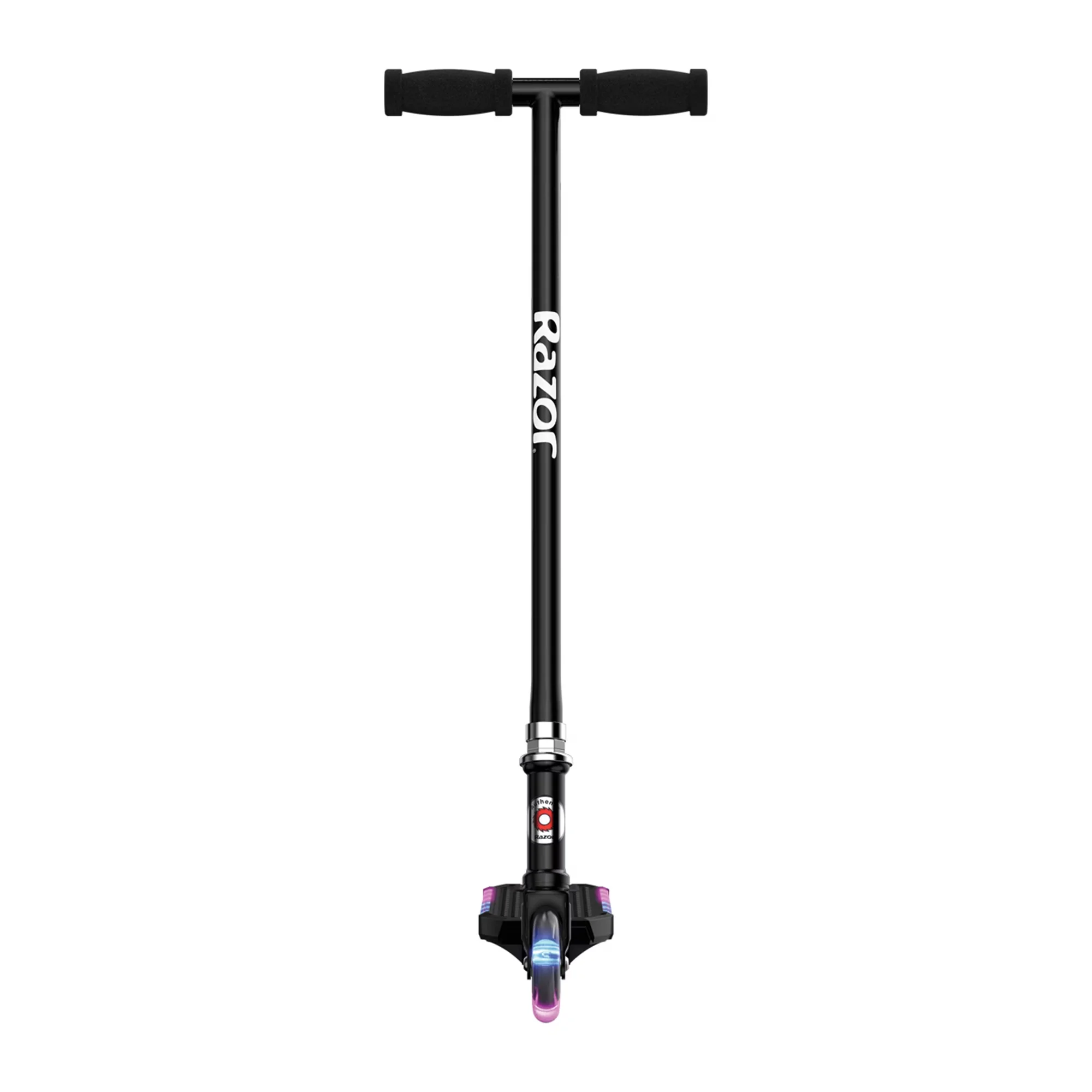 Modern Scooter with Compact, Portable, Kick 2 Glow Steel Kick - Black Steel Model 8DA437