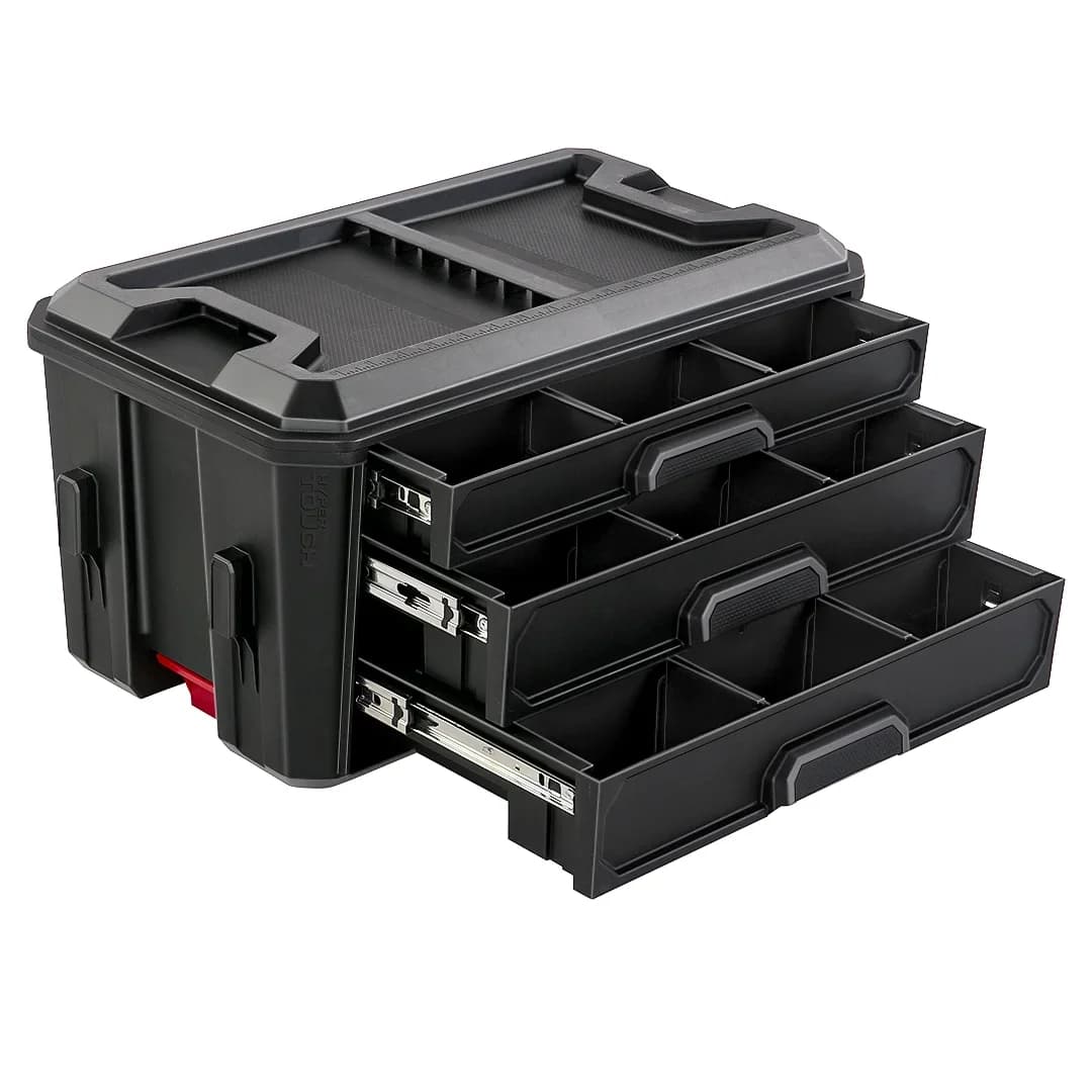 Reliable Toolstorage with Tool Organizer, Multi-Purpose - Pp Black Stack Model 542A26
