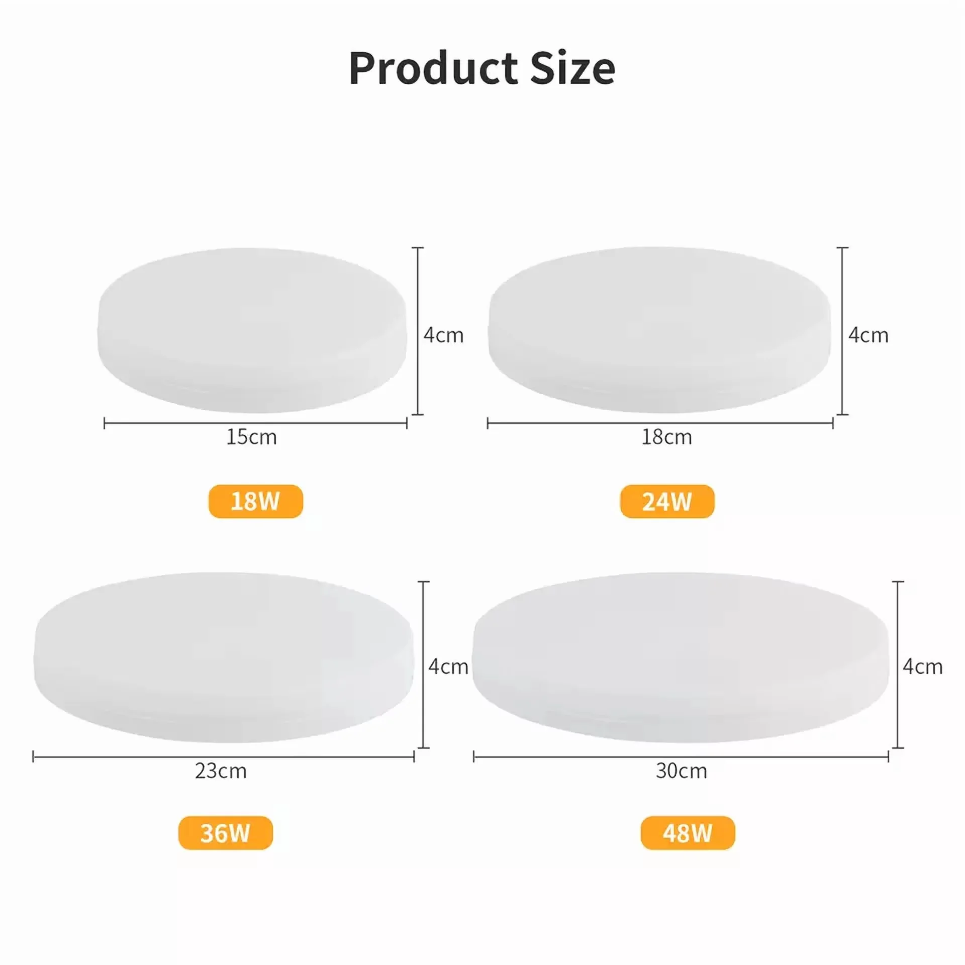 Professional Ceiling Lights Fixture with LED, Easy to use and practical for everyone. - White Model CB9CCA