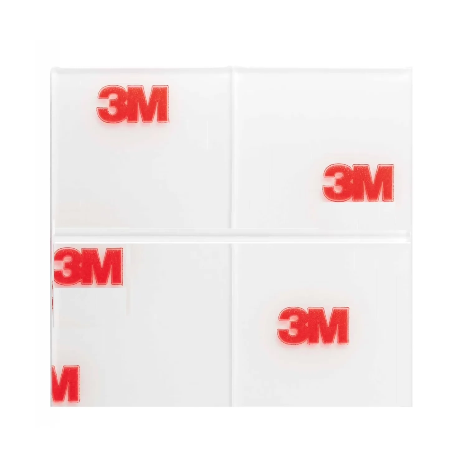 Damage-Free Hanging Compact with Mount Double Sided Mounting Tape Squares, 1 x 1 in, 144 Pack - Clear Plastic Model E05718