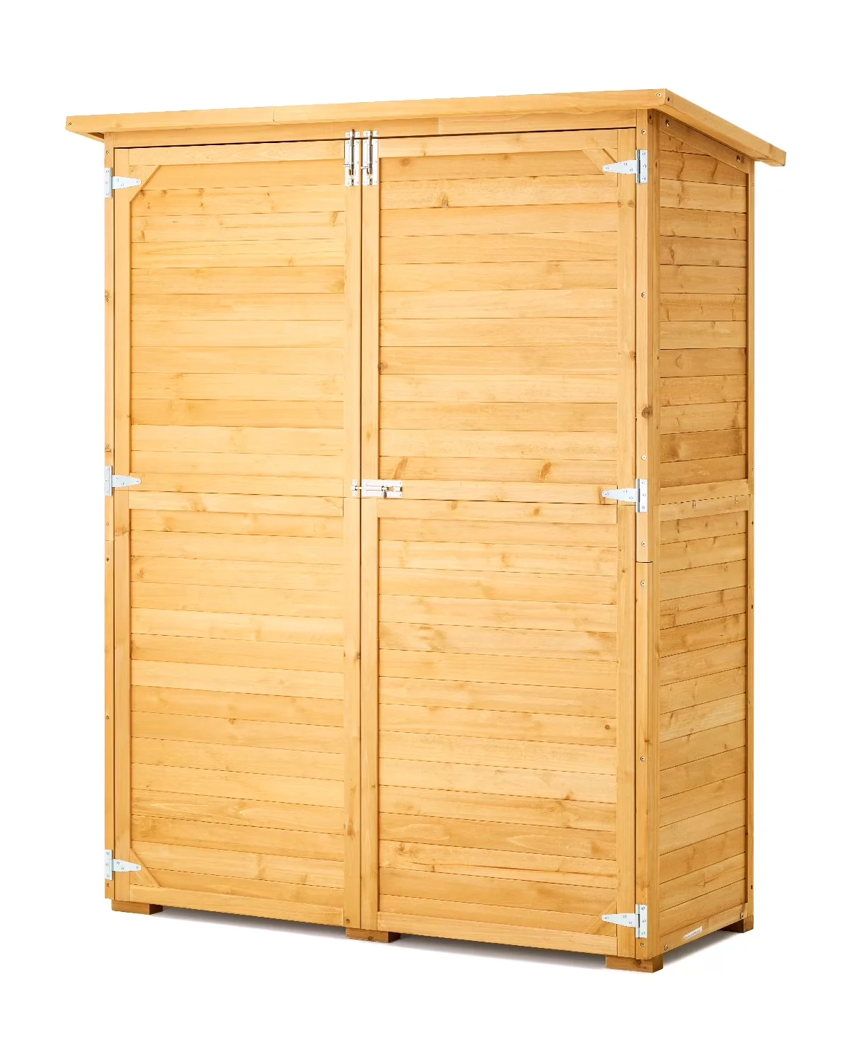 Compact Shed with Waterproof, Exterior Storage Unit 55 x 67.5" - Fir Beige Model E80504