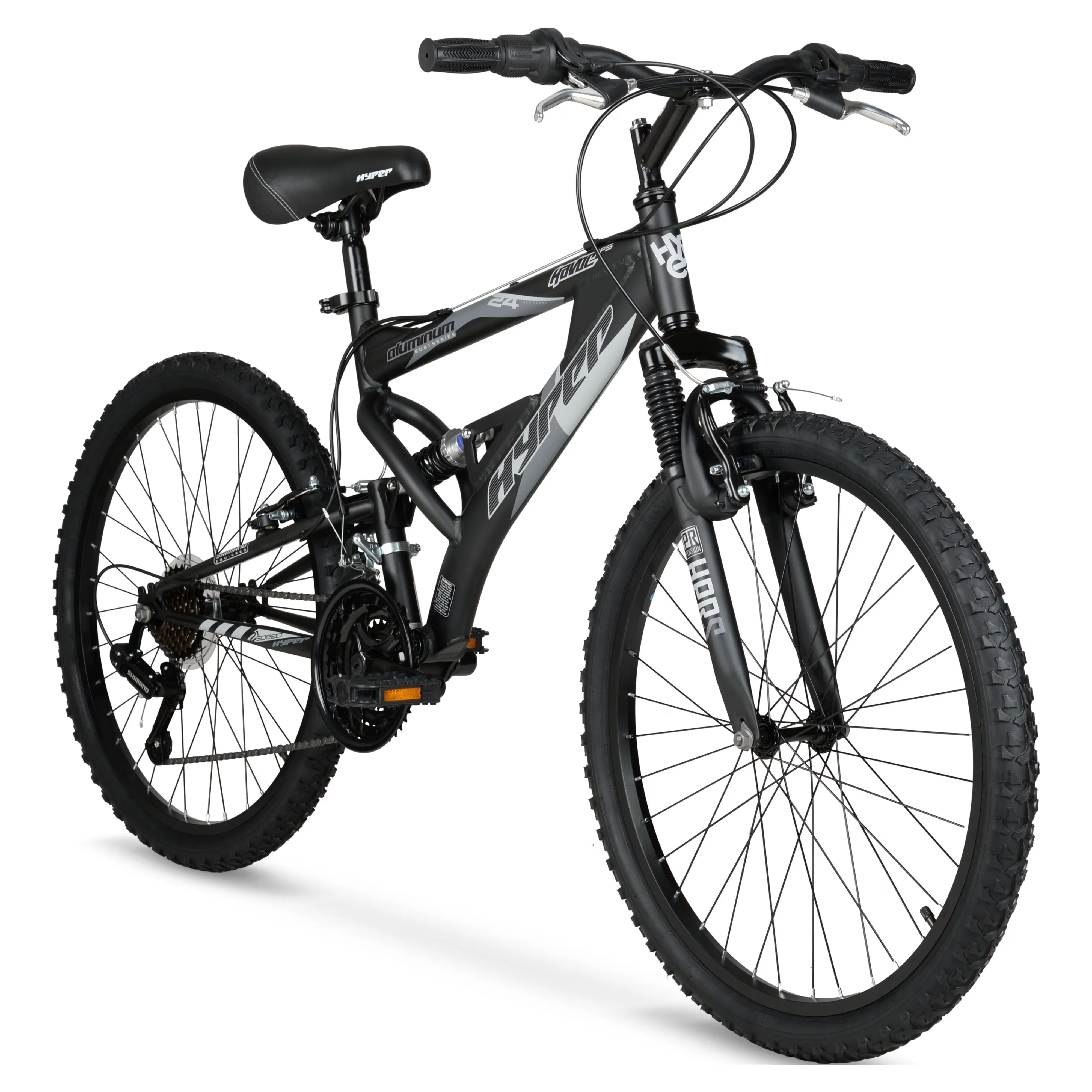 Efficient Mountain Bike with Adjustable Seat, Children Ages 10-14 - Black Model D7859B