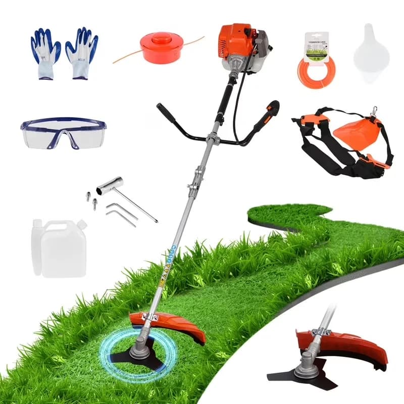 Versatile String Trimmer with Extendable, Bevel Adjustment, Attachment Capable - 2 In 1 (Orange) Model 71F336