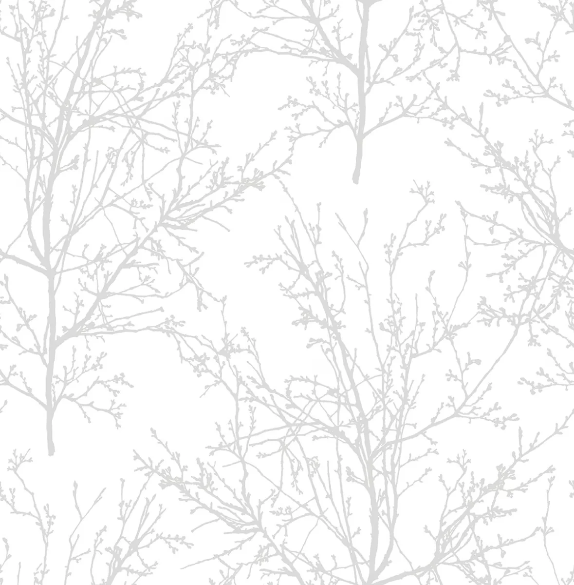 Wallpaper Reliable with Removable, Tree Branches Peel and Stick - Off-White Self-Adhesive Vinyl Model AC42AB
