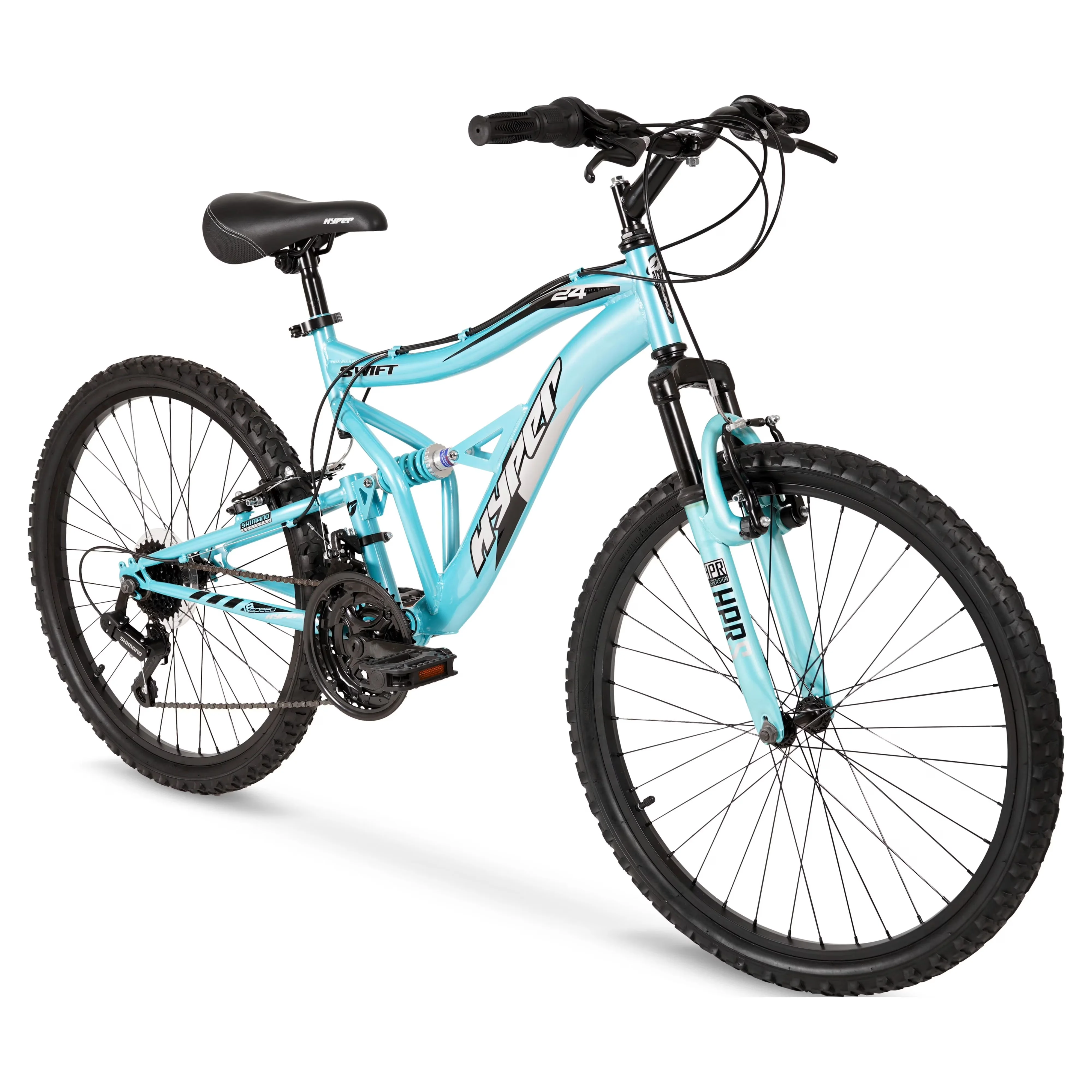 Innovative Mountain Bike with Adjustable Seat Height, Female Child Rider Height: 4'6" - 5'6", Blue - Blue Model 937BDF