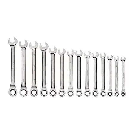 Hand Tool Set Premium with Number of Points: 12, SAE or Metric: Metric, Wrench Style: Combination - Multicolor Model 274904