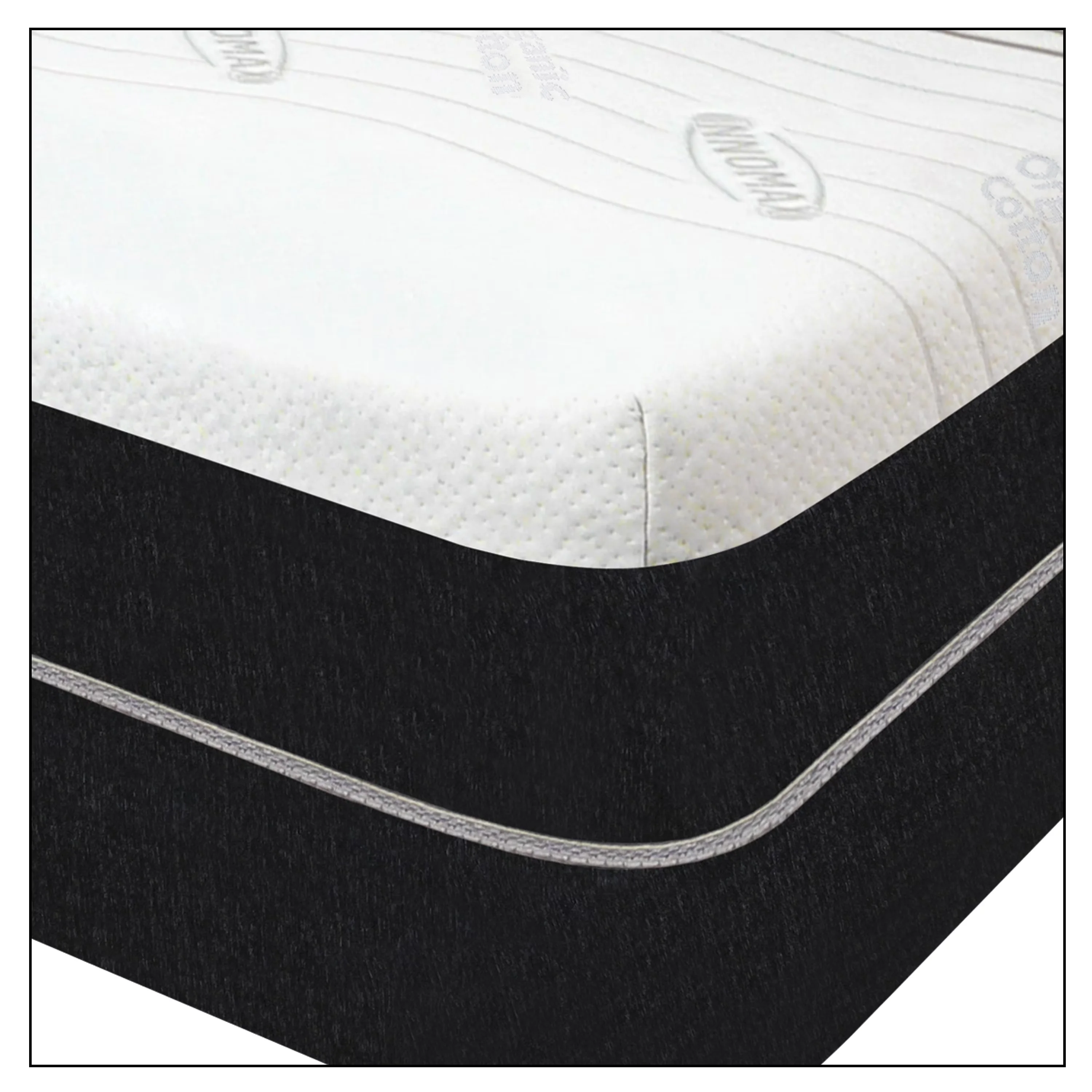 Modern Mattresses Accessory with Cushioned, Twin XL, 2-64-MG-X Memory Gel 12 in. Mattress - Memory Foam Model 8E153F