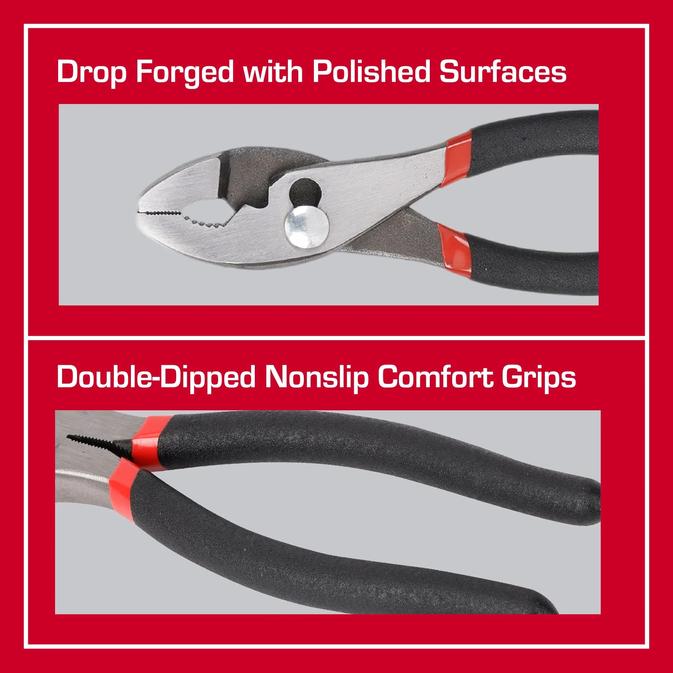 Quality Hand Tool with Heavy-Duty, Non-Slip Grips, 6-Piece Pliers Set for Daily Use - Model CC1D31