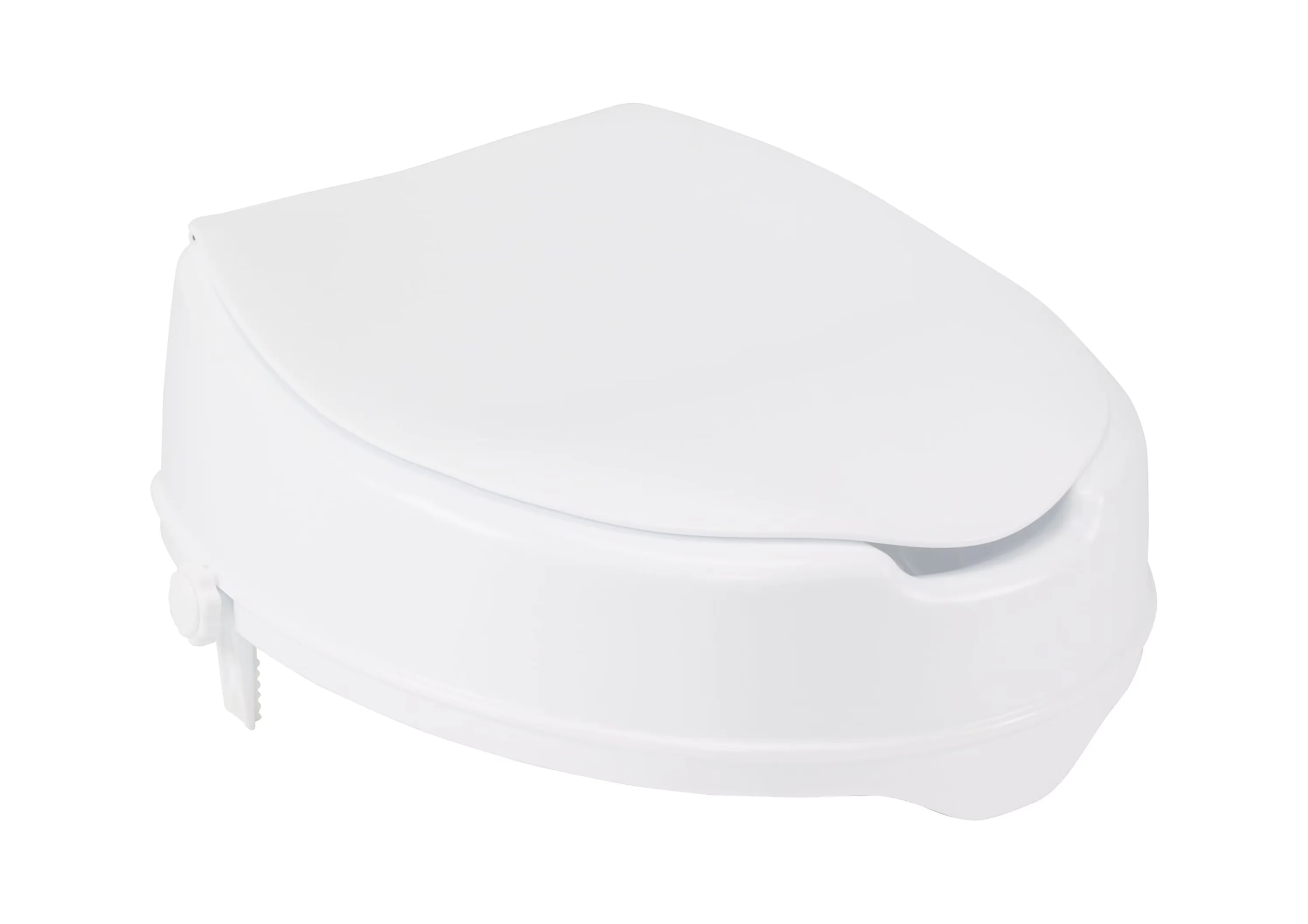 Professional Toilet Seats And Lid with Lockable, No tools required for installation - Plastic White Model 614F2F