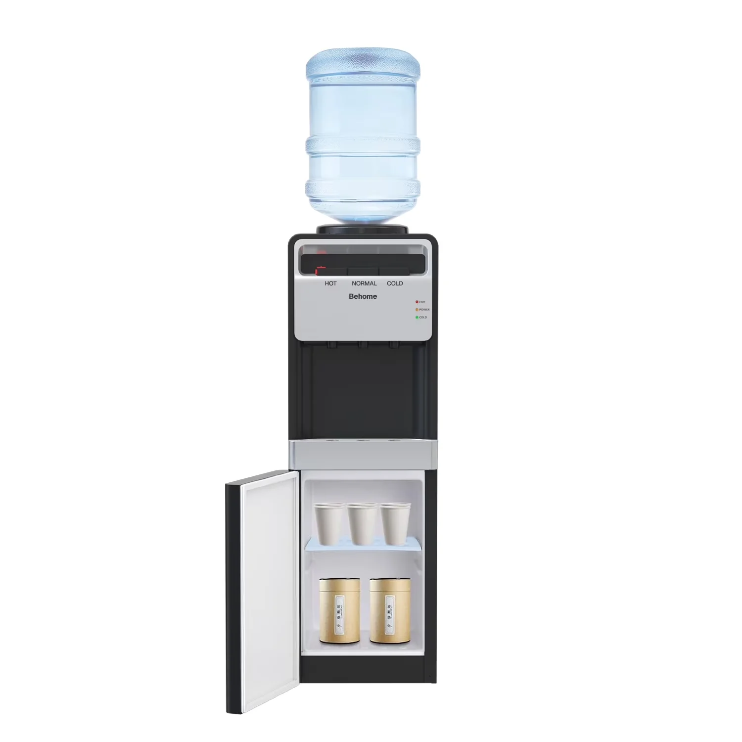 Quality Water Filtration with Child Safely Lock, Smart Control - Abs Black Model 989EC8