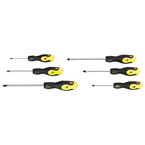 Innovative Hand Tool Set with Easy Installation, 6 PC - Alloy Steel Multicolor Model D756DC