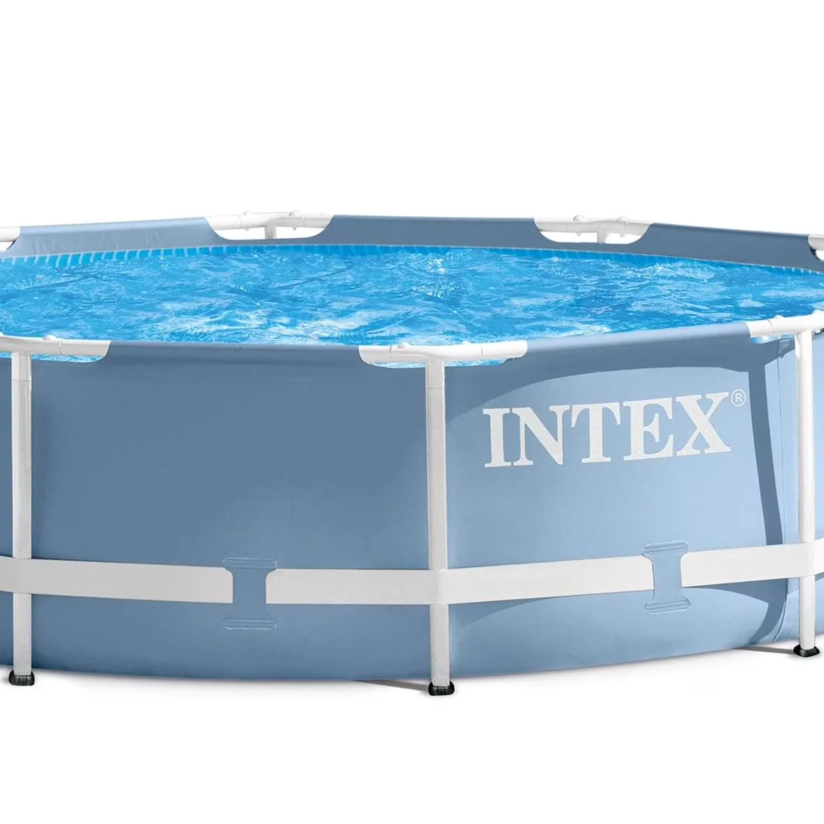 Sleek Above Ground Pool with Puncture Resistant, Durable and easy to assemble - Gray Model 0CD62C