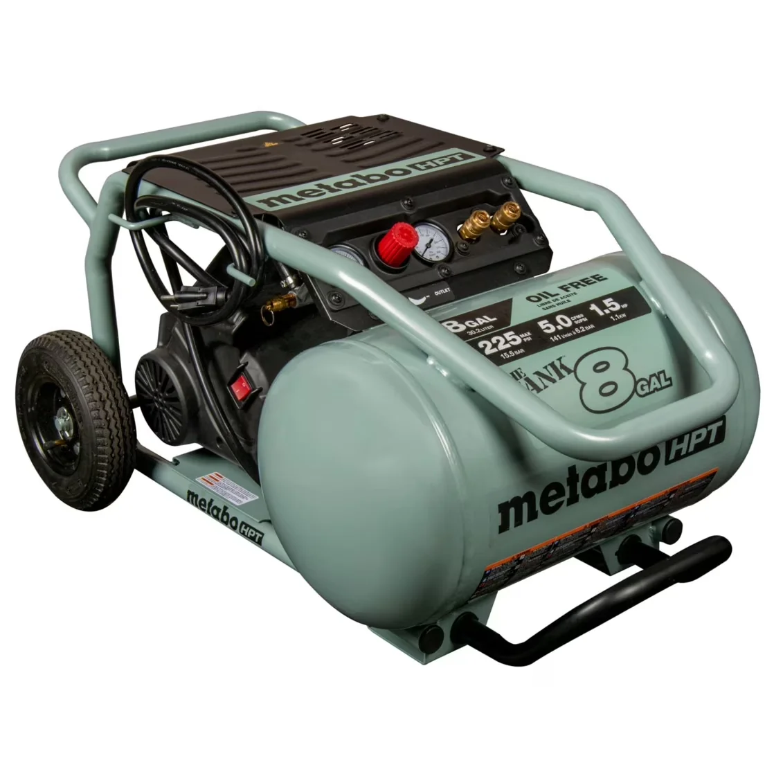 Pro Tool Sleek with 8-Gal Air Compressor - Multicolor Steel for Garage Model D2AE35