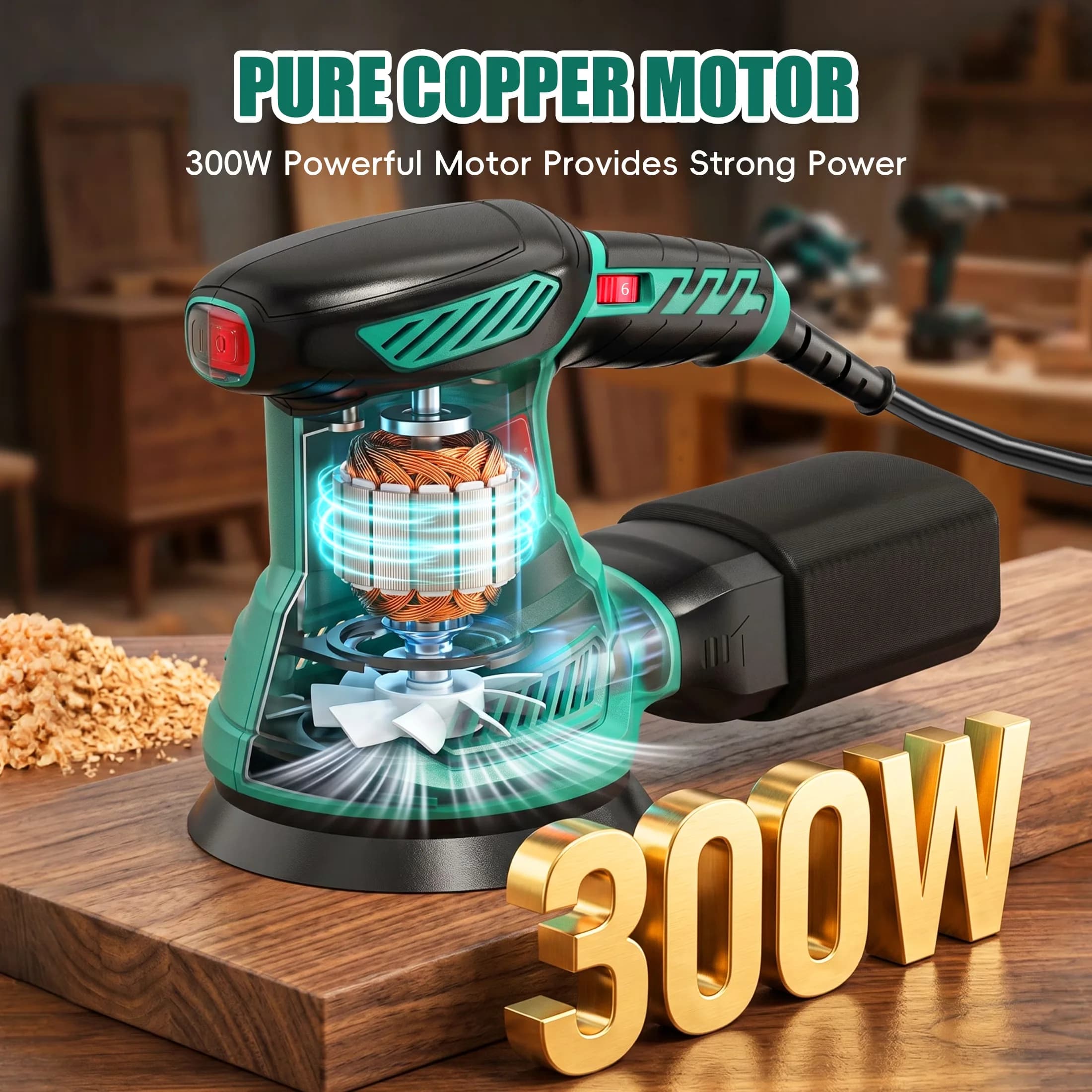 Power Tool Classic with Handheld, Lightweight, Multi-Speed - inch - Professional Series Model FA49B6