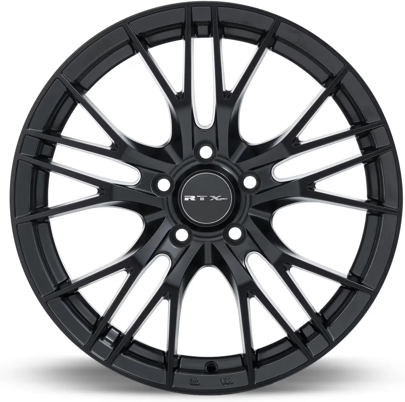 Premium Wheels And Rim with Material: Aluminum Alloy, Lug Pattern: 5x120, Diameter: 17 - Satin Black Alloy, Aluminum Alloy Model FD04A2