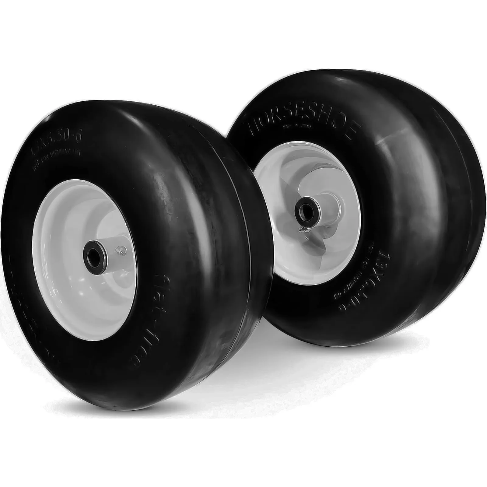 Essential Lawn Mower Tire with Heavy-Duty, Wheel Size: 12.8 Inches, 4"-7.1" Hub - Model AF4A91