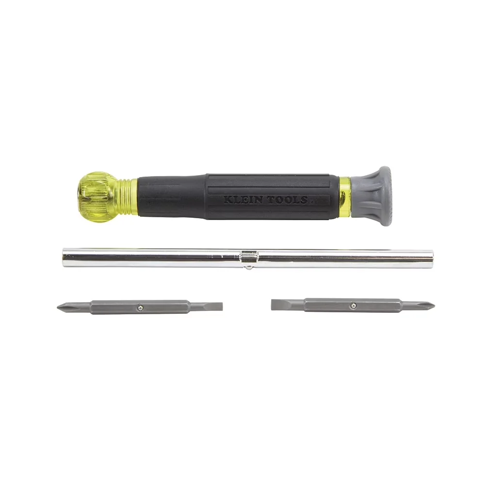 Pro Tool Efficient with Industrial Strength Bits, Four different tips in one tool - Steel Black Model 8F9BD6
