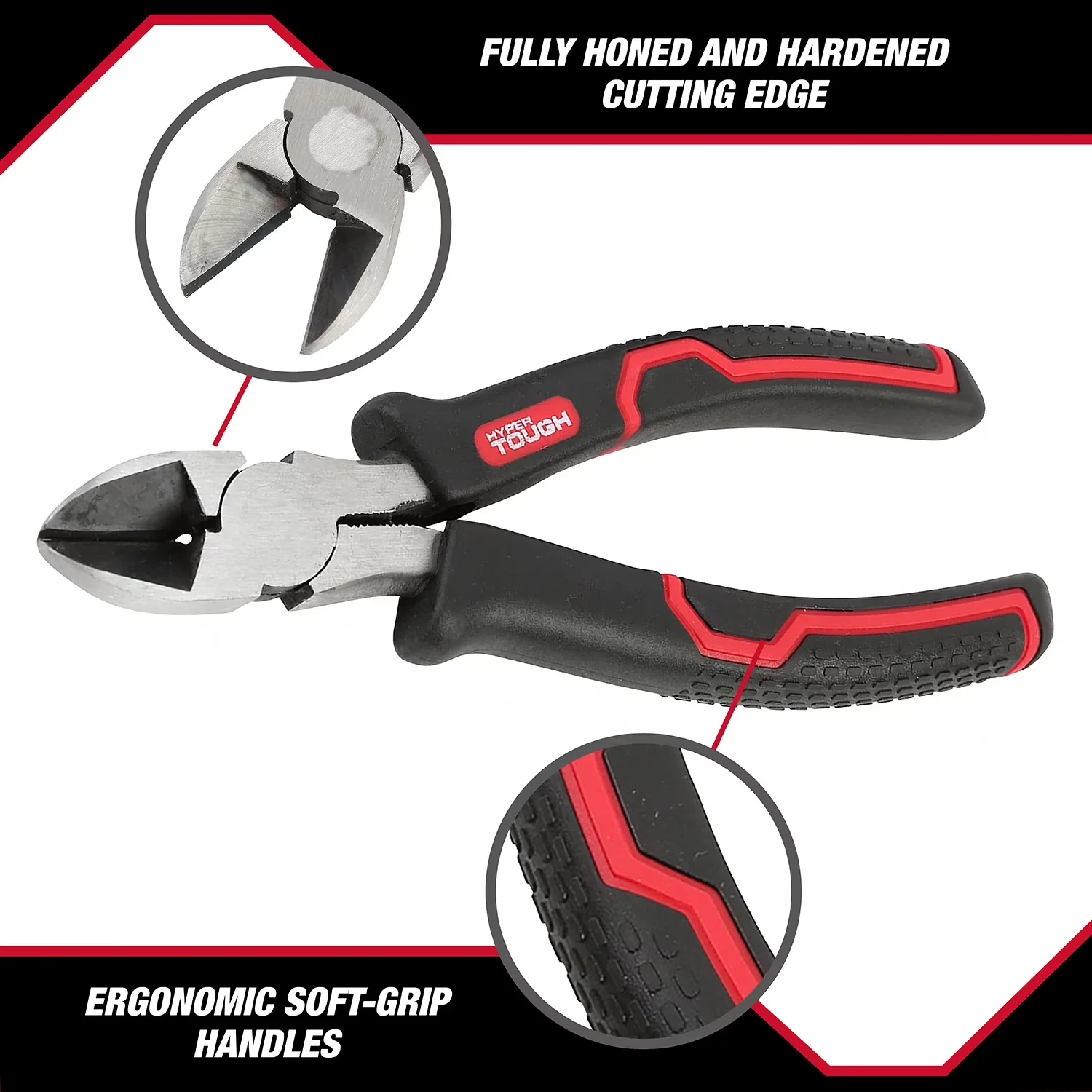 Professional Hand Tool with Easy To Operate, Comfort Grip, Chrome plated to resist rust - Black 6-inch Model 0BF914