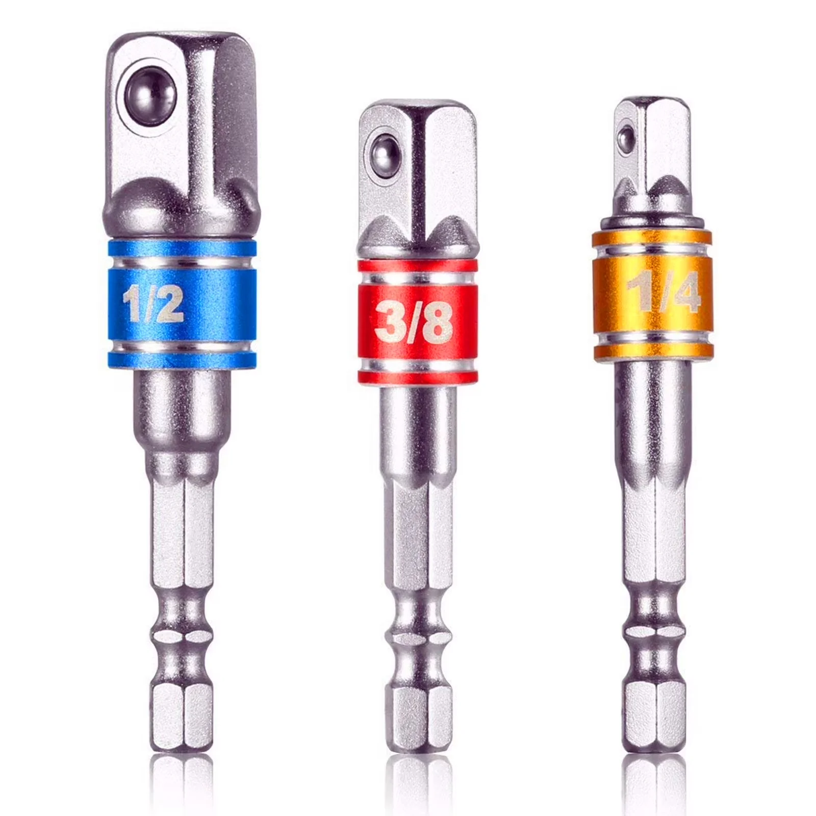 Efficient Hand Tool Set with Cordless, 3-Piece - Chrome Vanadium Steel Multicolor Model 9F98D4