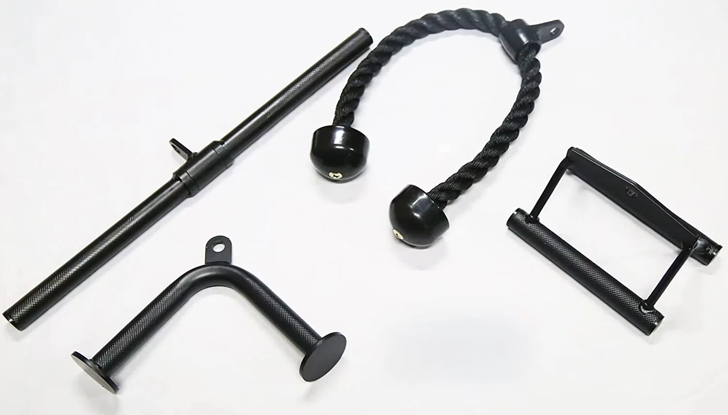 Classic Home Gym Accessory with Heavy Duty, Weight Machine Accessories - Black Steel Model 0D97A2