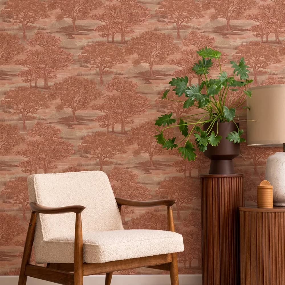 Wallpaper Wall Decals Wall Covering Durable with Washable, Removable, Adjustable - Vinyl Red Model A85F81