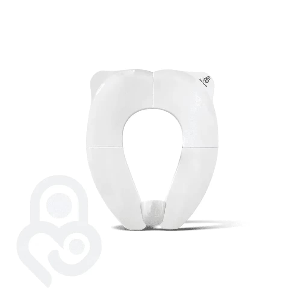 Toilet Seats And Lid Versatile with Foldable, Splash Guard, White - White Abs Model 4B08C4