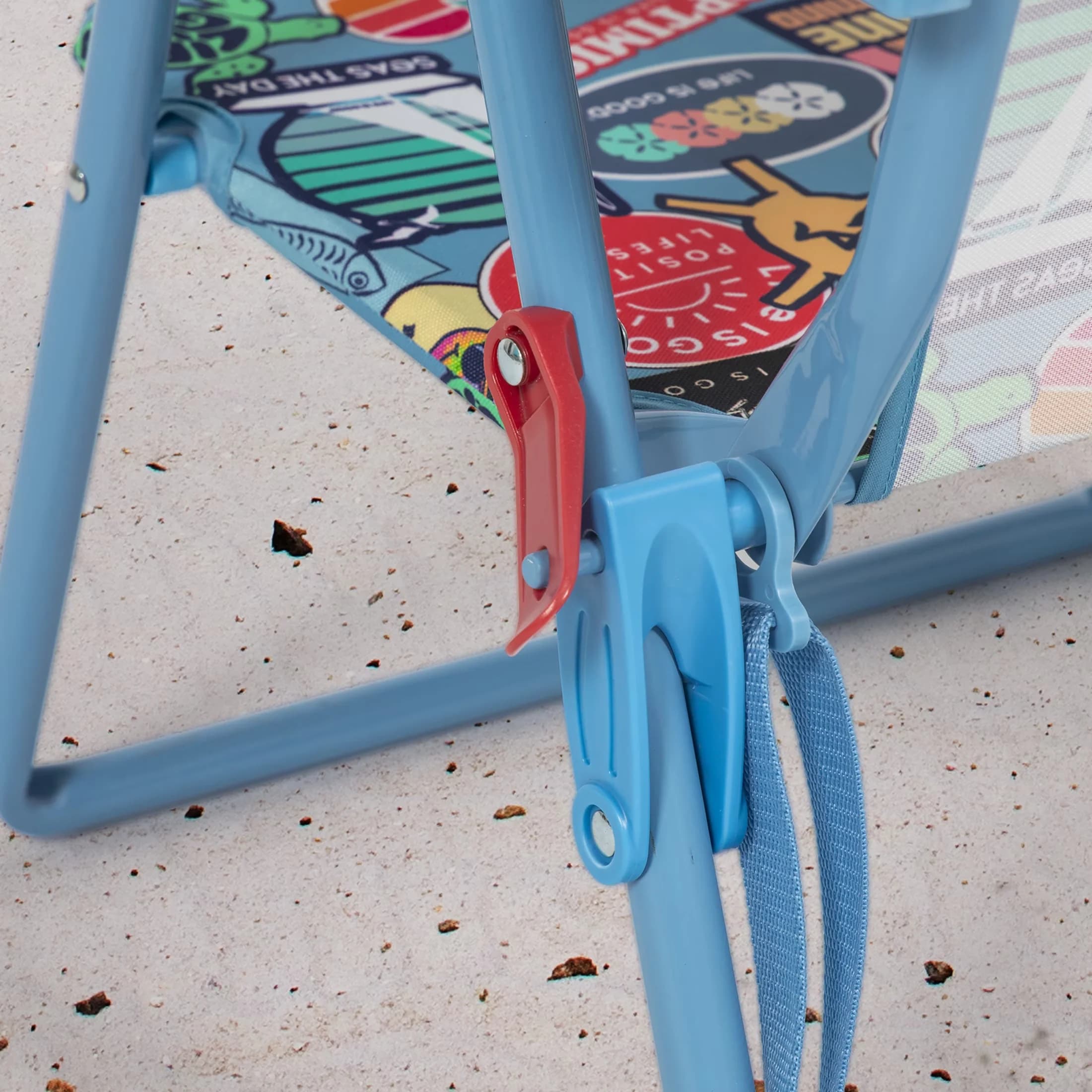 Beach Chair Versatile with 1 x 1 x 2 ft Multi Kids, Pillow - Multicolor Model C4114E