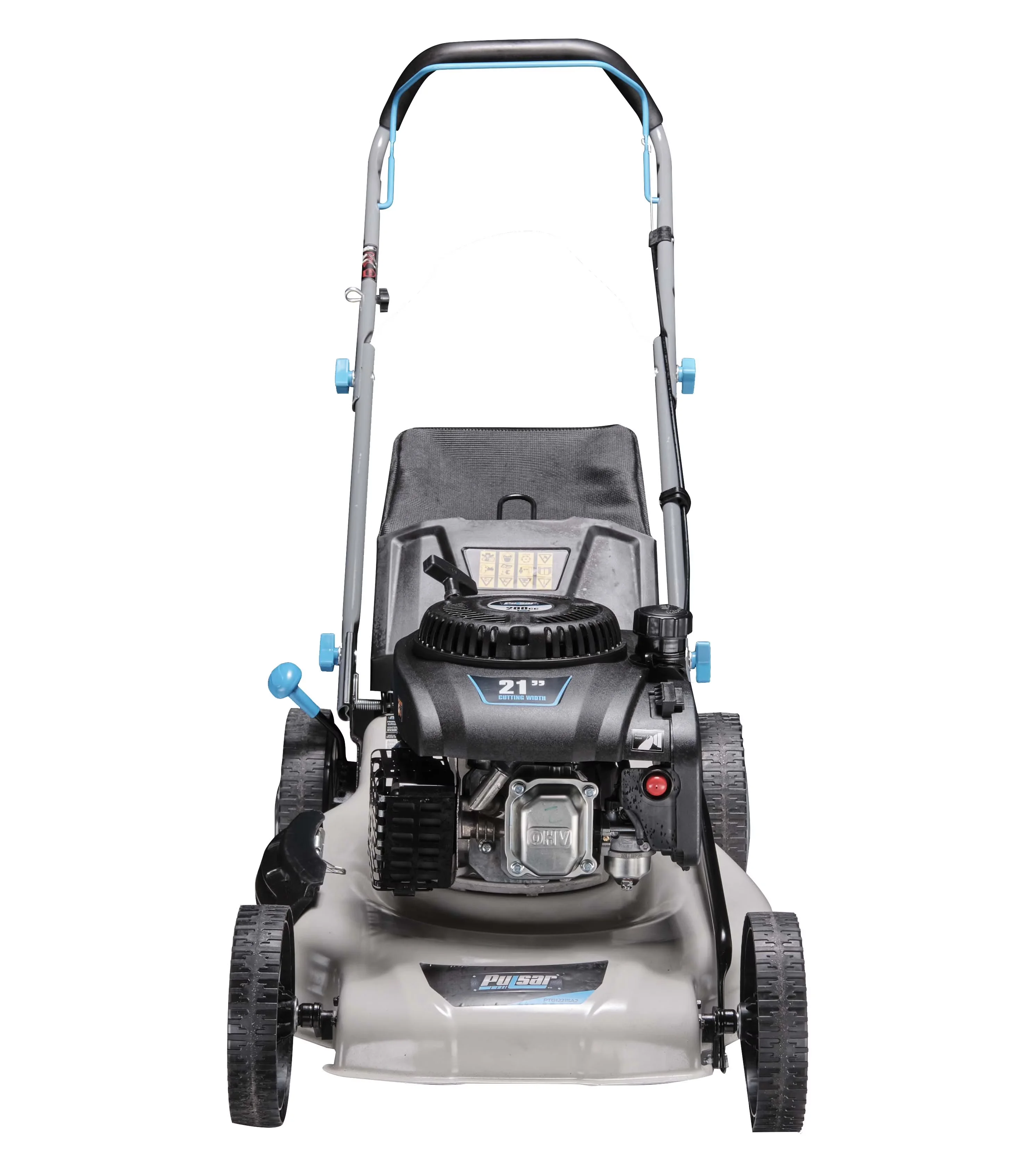 Versatile Push Mower with Mulching, Single Lever Height Adjustment - White Model 24CBBD