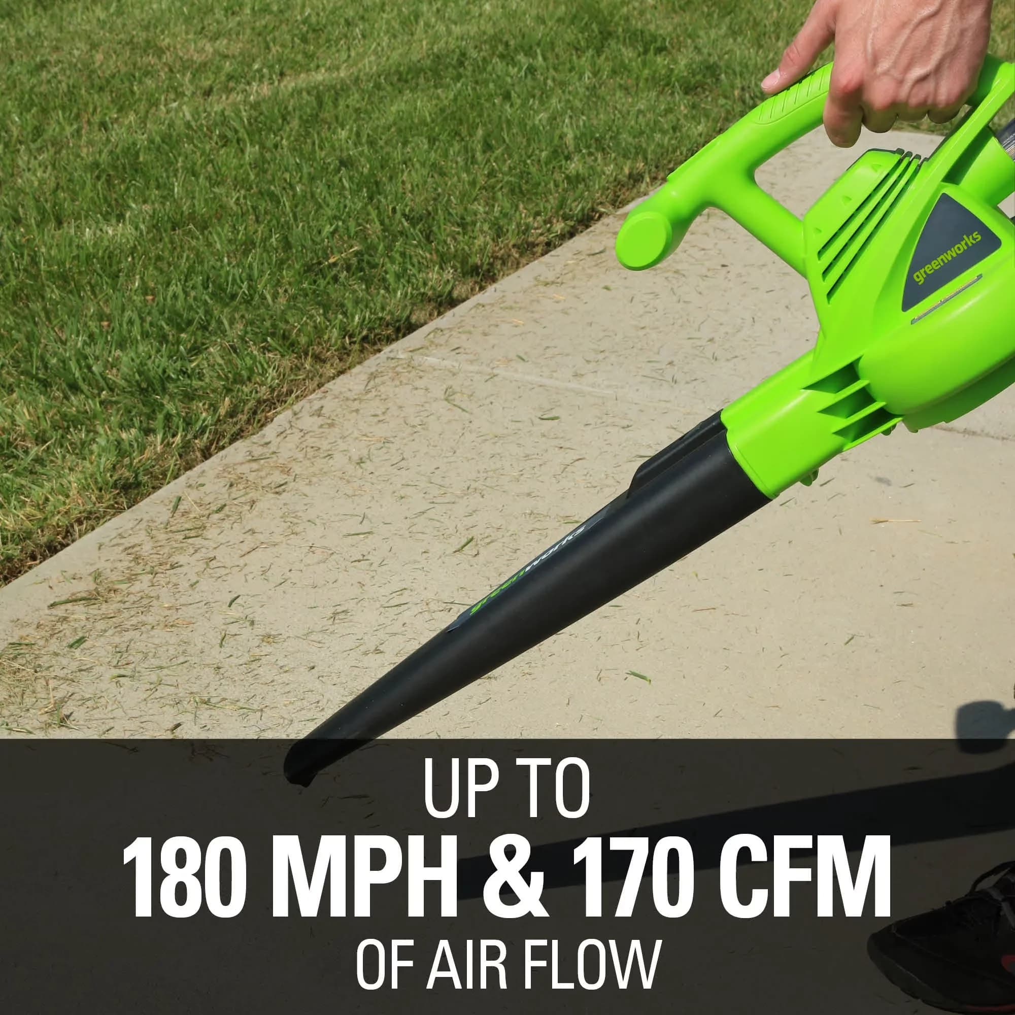 Innovative Leaf Blower with 9 Amp motor gets the job done, 9 Amp (170 Cfm /180 mph) Corded Electric - Model A8448A