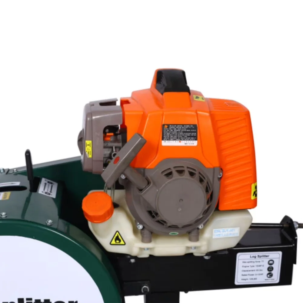 Quality Logsplitter with 110V, Wheeled - Green With Auto Return 20In - Quality Construction Model 1AC876